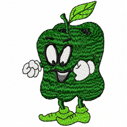Funny Veggies Embroidery Design 6